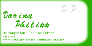 dorina philipp business card